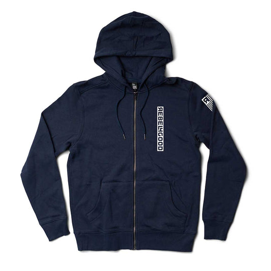 Vertical Logo Unisex Zip Up