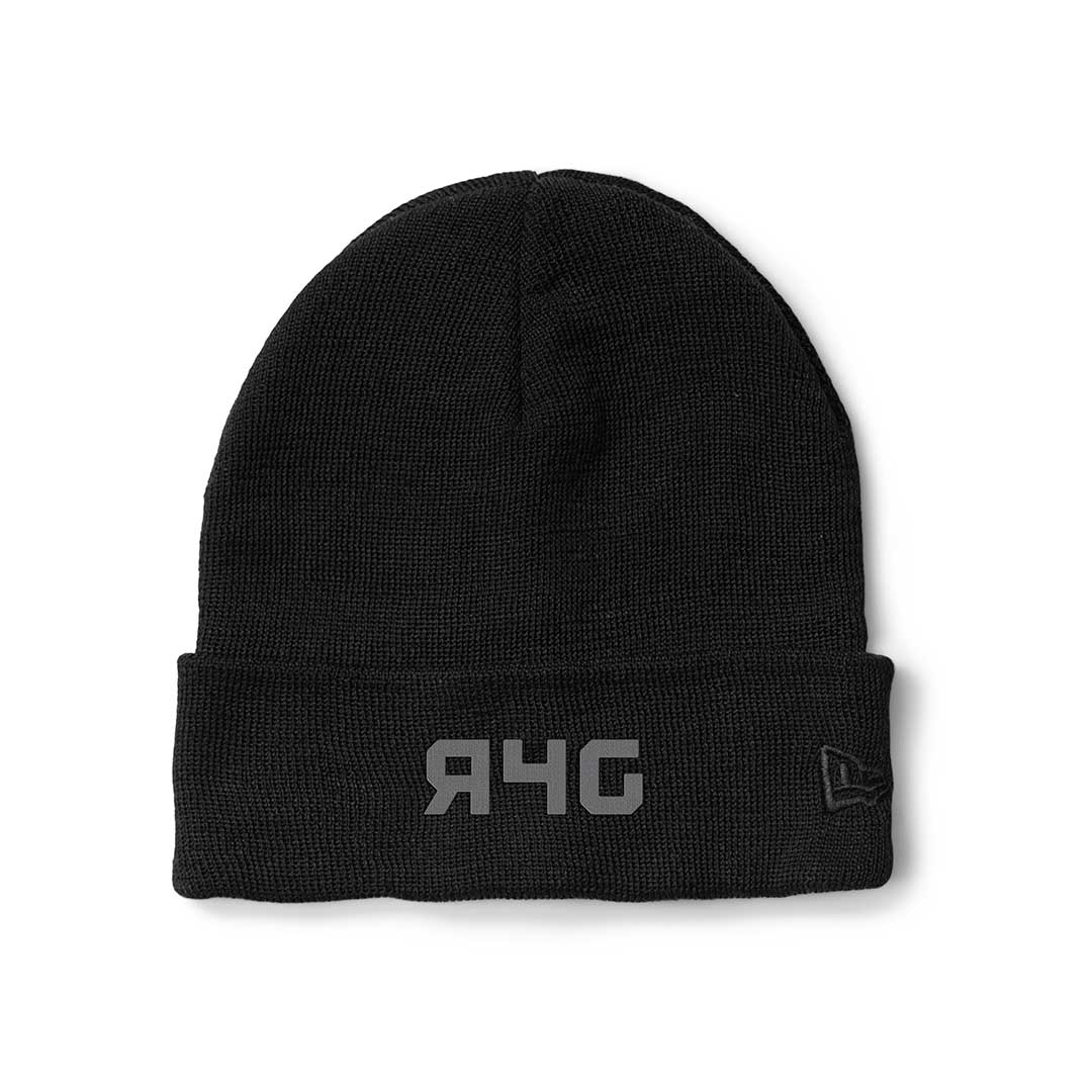 R4G Blackout Monogram Beanie